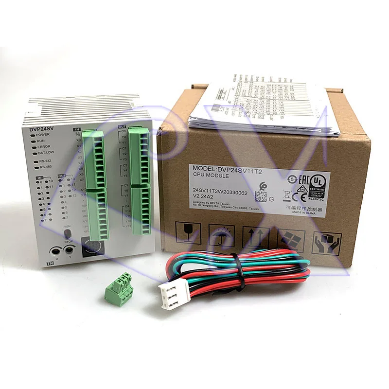 Оригинальный высокоскоростной программируемый контроллер Delta PLC DVP24SV11S2 / DVP24SV11T2
