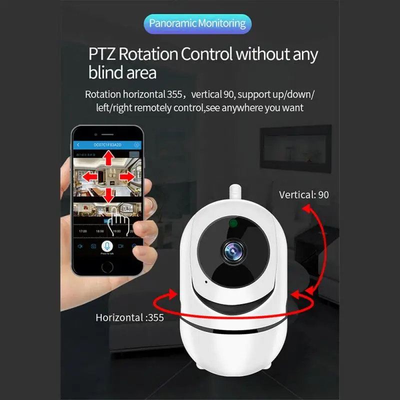 IP камера видеонаблюдения 1080P HD ИК Wi Fi для IPhone / Android/IPad/ПК|Компактные видеокамеры| |