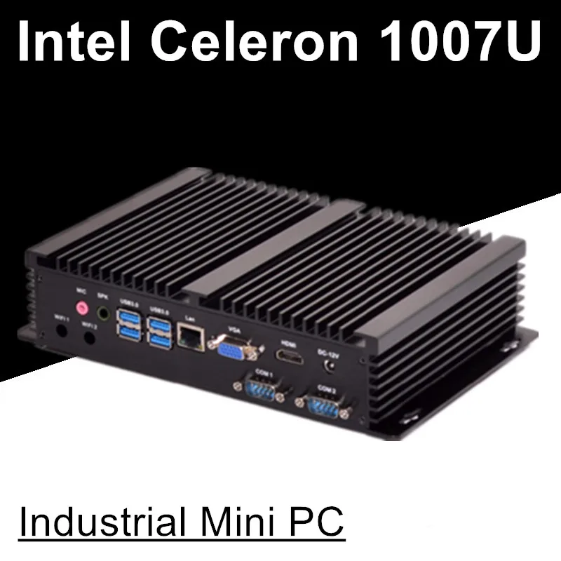 Настольный мини-компьютер Topton Industiral Linux Windows XP Celeron 1007U 1 5 ГГц двухъядерный * Lan 2 RS232
