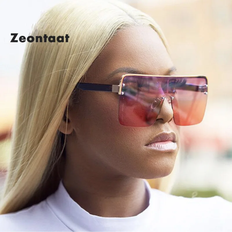

New Brand Design Oversized Sunglasses Fashion Women Men Square Goggle Glasses UV400 Shades Eyewear Gafas Oculos de sol