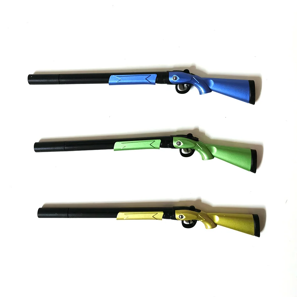 Mixed 3 colors Новинка винтовка в форме пистолета гелевая ручка для мальчиков детское игрушечное ружье ручка в качестве школьного приза 36 шт./лот - Цвет: Mixed 3 colors