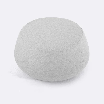 Size L Gray color Создатель секционный диван эллипс оттоманс ноги современный диван Кама кашемир тканевый стул оттоманс диван набор мебель для гостиной - Цвет: Size L Gray color