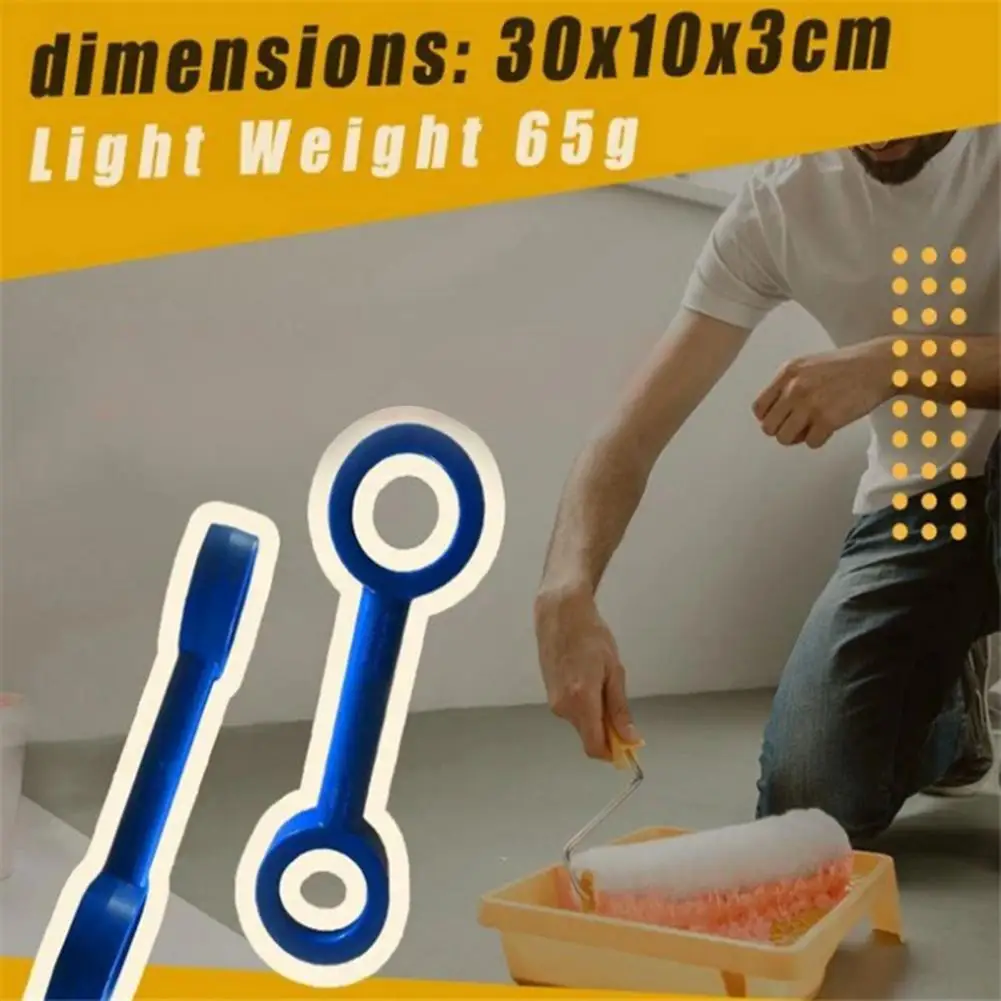 

Ergonomics Handle Paint Roller Smoothly Lightweight Easy to Clean Paint Roller Covers Cleaning Tool for Home Furnish Accessories