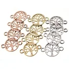 20 шт.лот очаровательное Дерево жизни для изготовления ювелирных изделий браслет ожерелье соединители концевые застежки подходят DIY ювелирные изделия ручной работы Z799