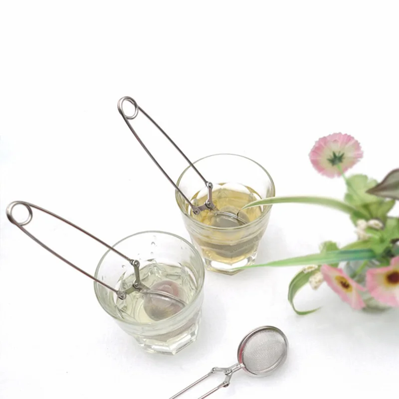 1 шт. Чай заварки Нержавеющая сталь фильтр металлический фильтр-мешок травы