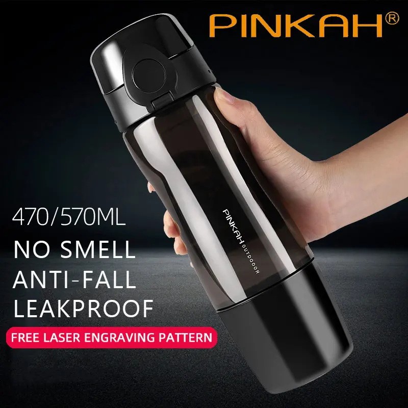 Pinkah 570 мл пластиковый чайник для воды креативная Герметичная Бутылка занятий