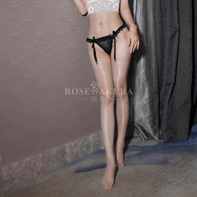 5 пар женские нейлоновые чулки ультратонкие сексуальные блестящие до бедра с