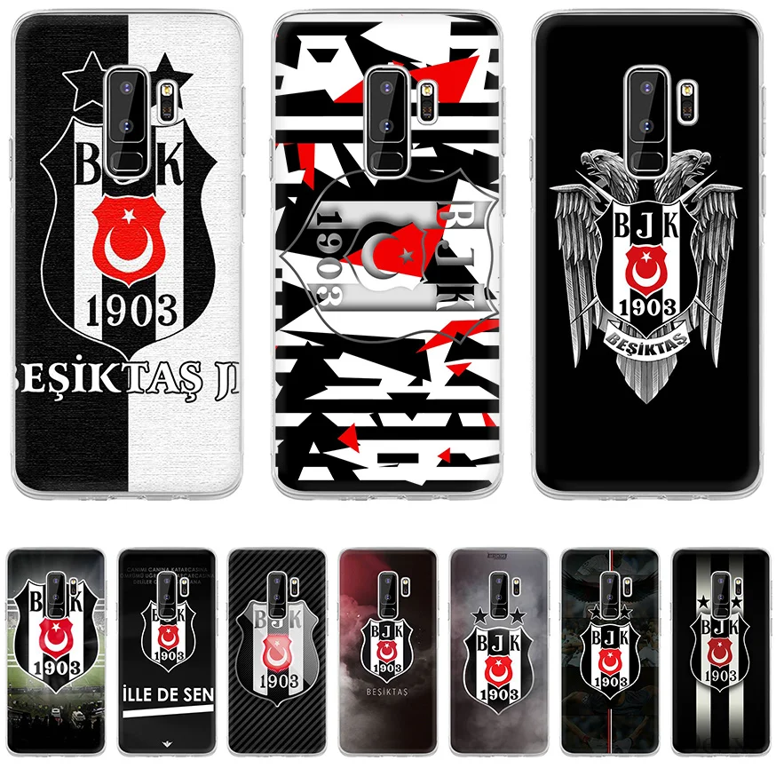 Телефон Бешикташ BJK логотип для samsung S8 S9 S10E S10 плюс S3 S4 S5 S6 S7 Edge Note 8 9 M10 M20 M30 крышка