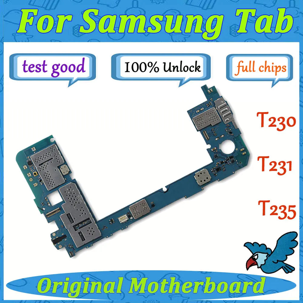 Материнская плата для Samsung Galaxy Tab 4 системная T230 T231 T235 Wi Fi 3G 4G логическая
