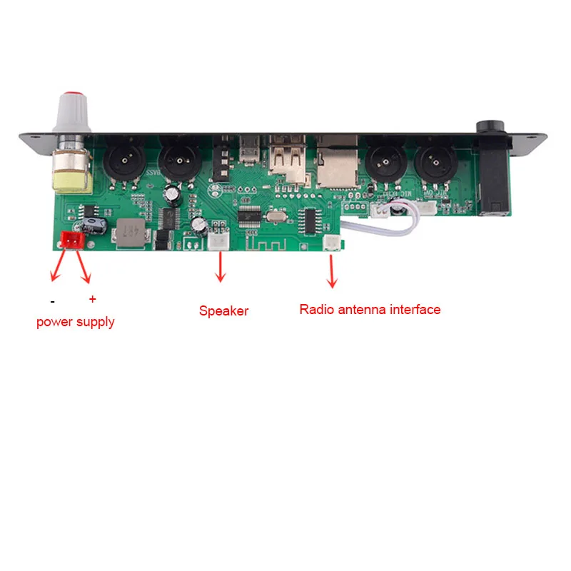 Lusya Bluetooth 5 0 декодер для платы микрофон независимая Регулировка реверберации 20 Вт
