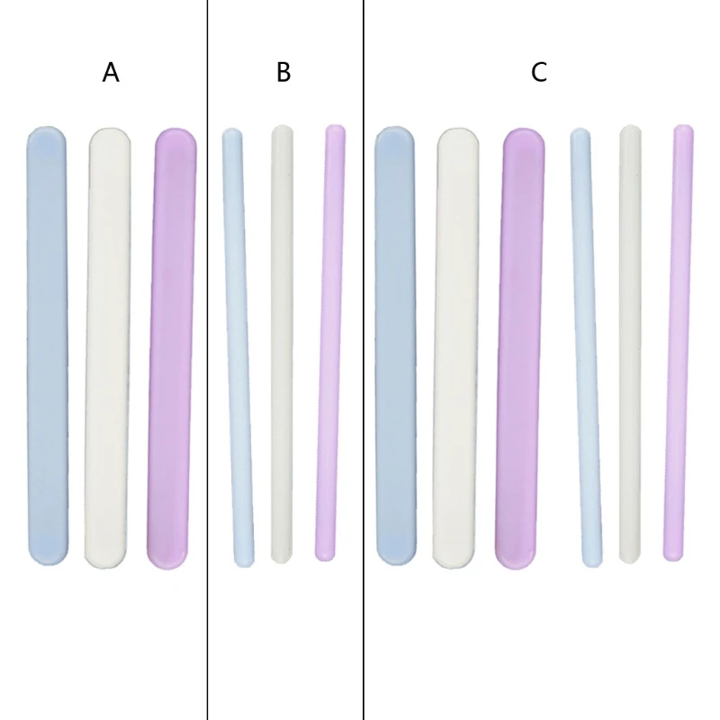 Силиконовые палочки для перемешивания макияжа лица перемешивающие стержни