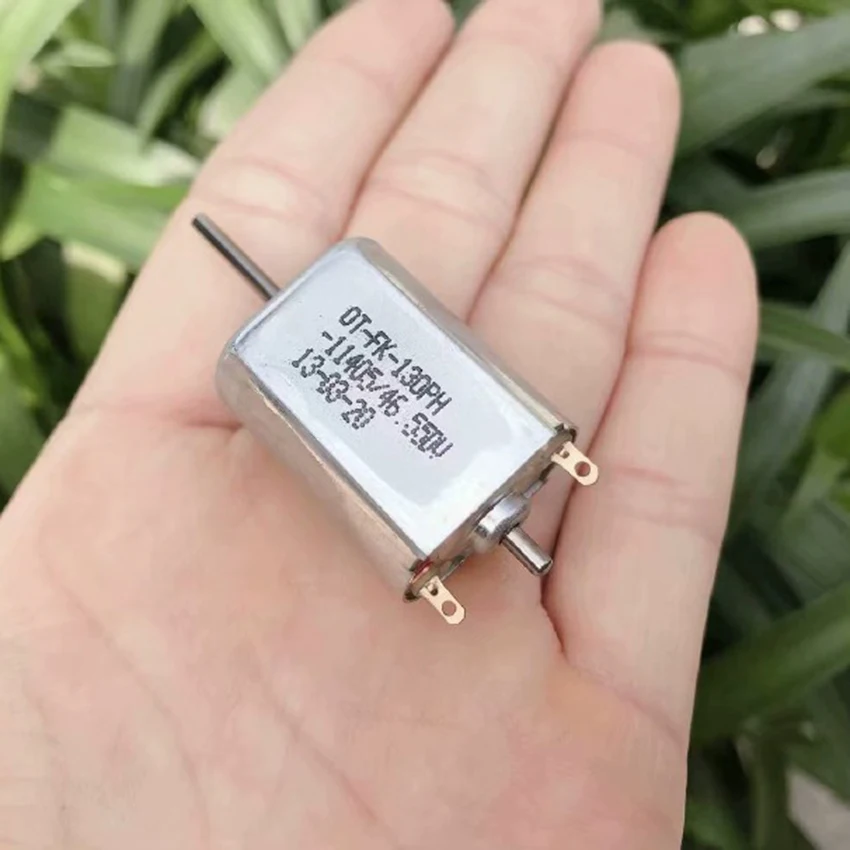 Двойной выходной вал 130 двигатель OT FK 130PH угольные щетки для детей от 3 до 12 лет V