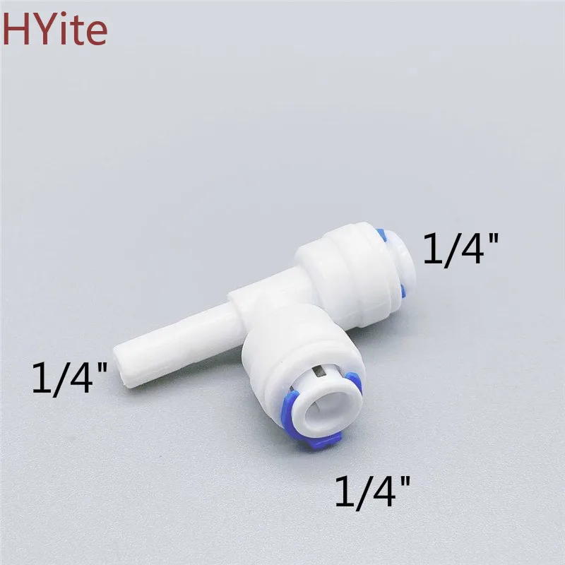 T Форма 3 х полосная воды при помощи обратного осмоса 1/4 &quot3/8&quot OD шланг высокого