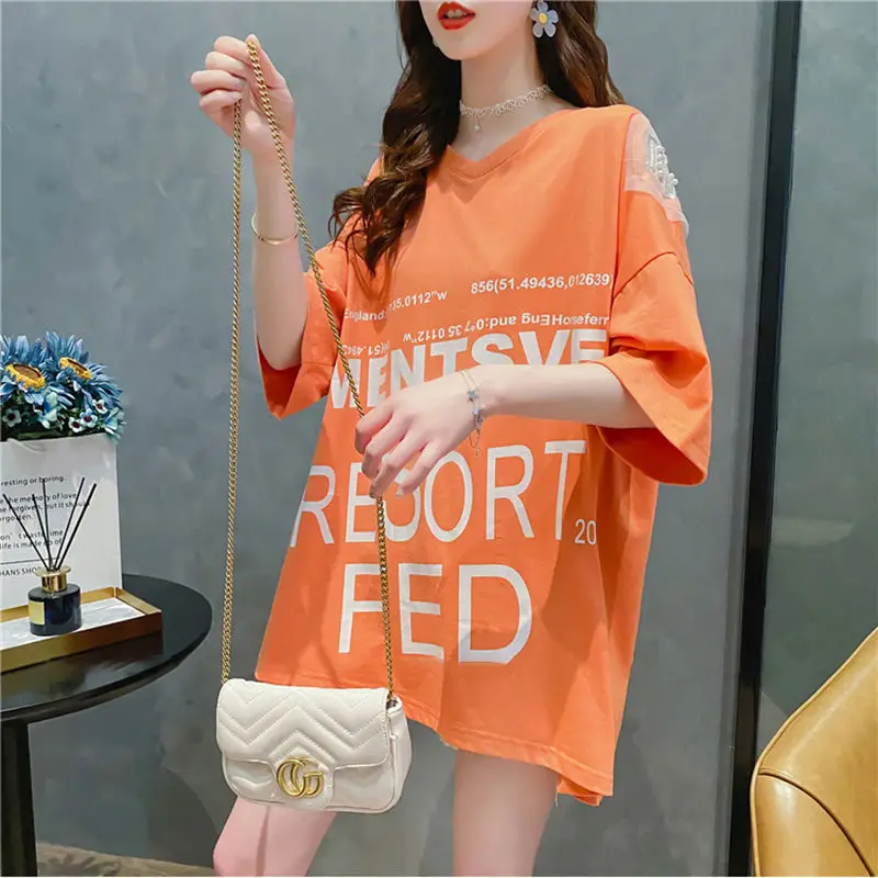 

Cotton size 100.00kg backless short sleeve T-shirt women ins summer new age reduction design feeling niche jacket tide