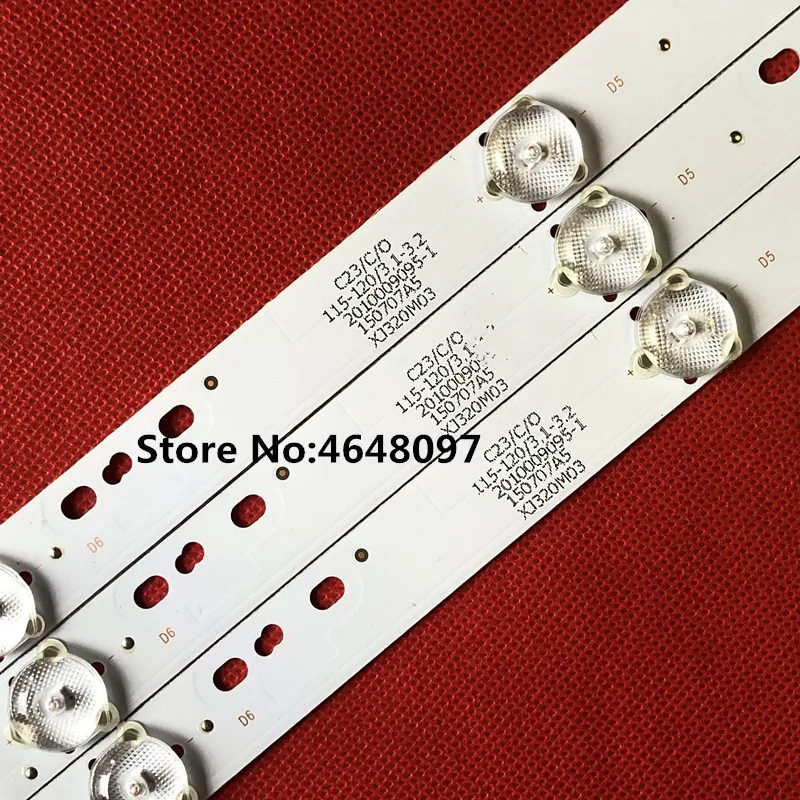 3 шт./лот 100% новый ЖК дисплей ТВ подсветка полосы LED32C8 303XJ320034 XJ32D06 ZC14F 07 6 светодиодов