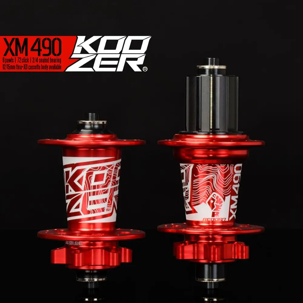 Горный велосипед Koozer XM490 горный 4 Versiegelt Lager Naben Hinten 10*135 мм QR 100*15 12*142 Thru 32 lёcher Disc Bremse