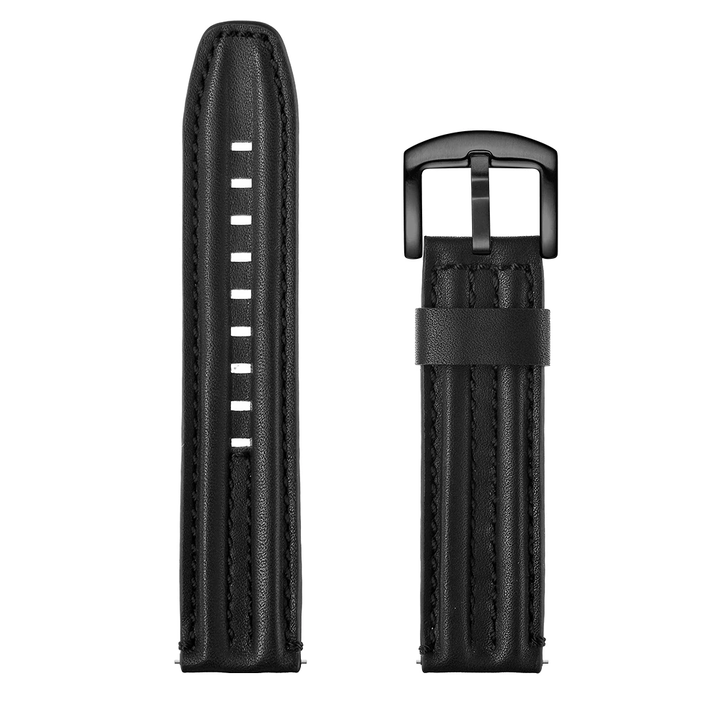 

Leather Strap for Huami Amazfit GTR 2 Wristband GTS 2 Mini Watch Band for Amazfit Bip/Stratos 3 GTR 47MM 42MM Bracelet Watchband