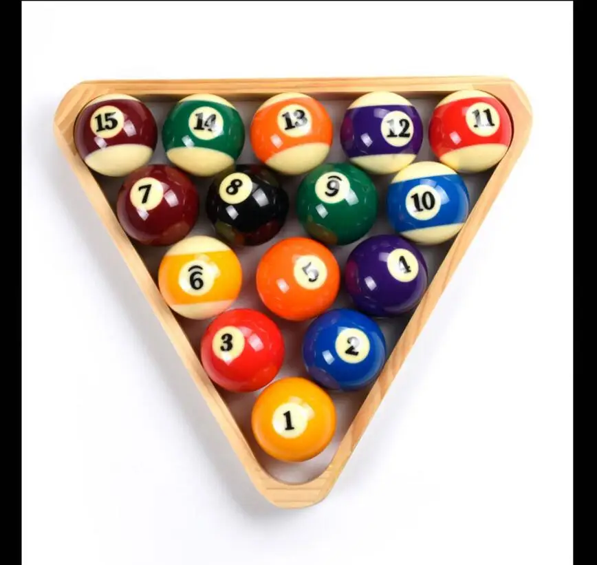 

Треугольная коробка O'MIN, маятниковый снукер, настольные аксессуары, новая треугольная стойка из цельной древесины, прочная профессиональна...