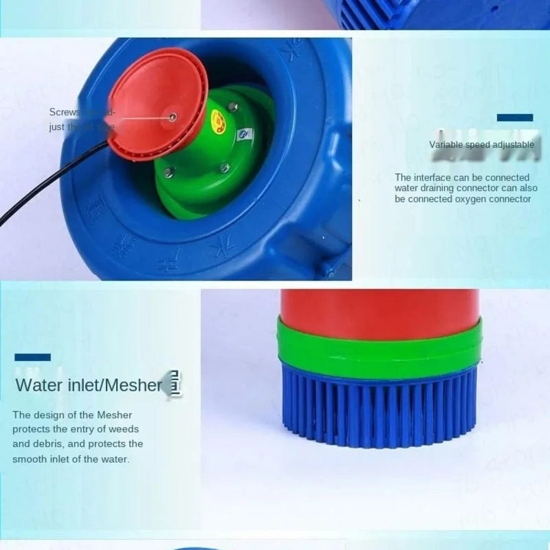 

Fish pond aerators fish ponds culture irrigation pump aeration machine park fish pond float pump aeration pump