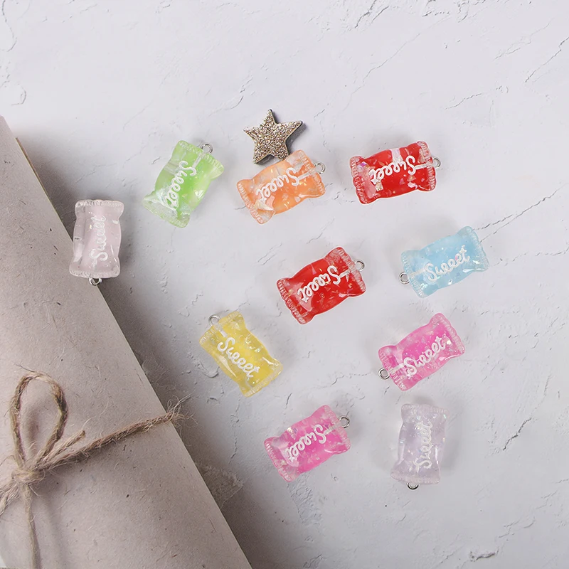 10 шт. миниатюрная еда для кукольного домика разных цветов десерт сахар конфеты