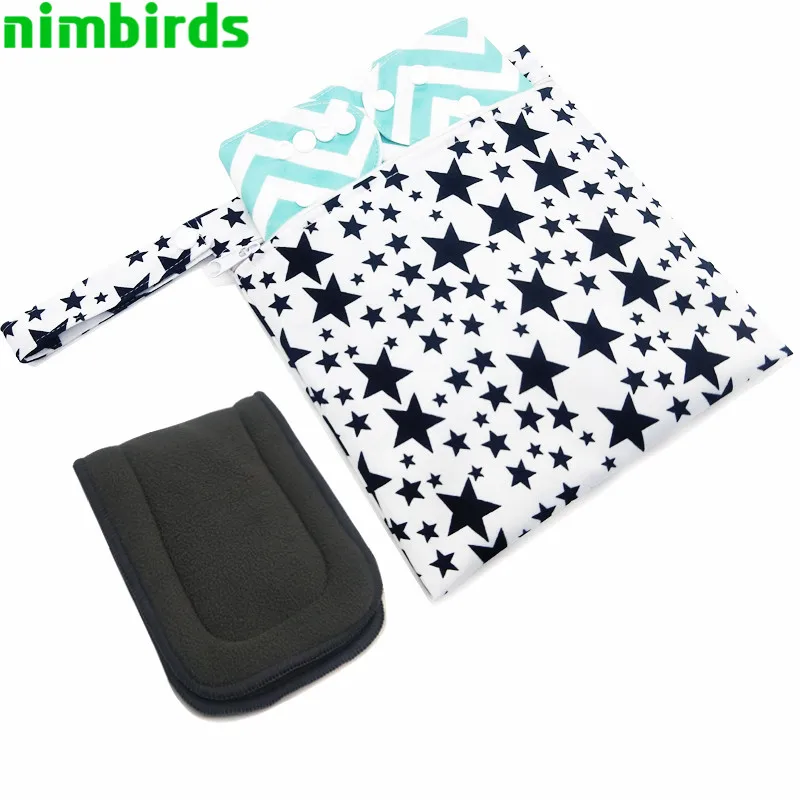 Водонепроницаемая сумка для влажных подгузников многоразовый дорожный мешок и