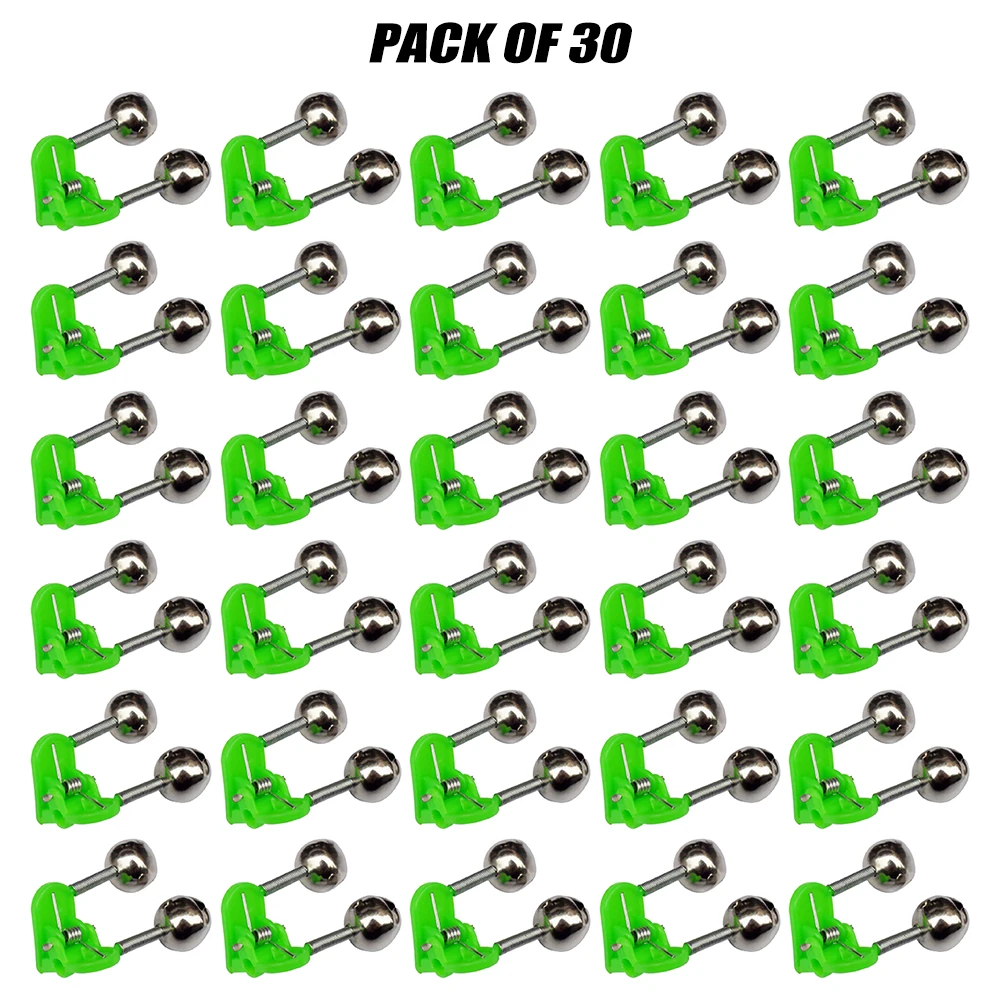 30 шт. двойные сигнальные колокольчики для ловли карпа сигнализаторы укуса