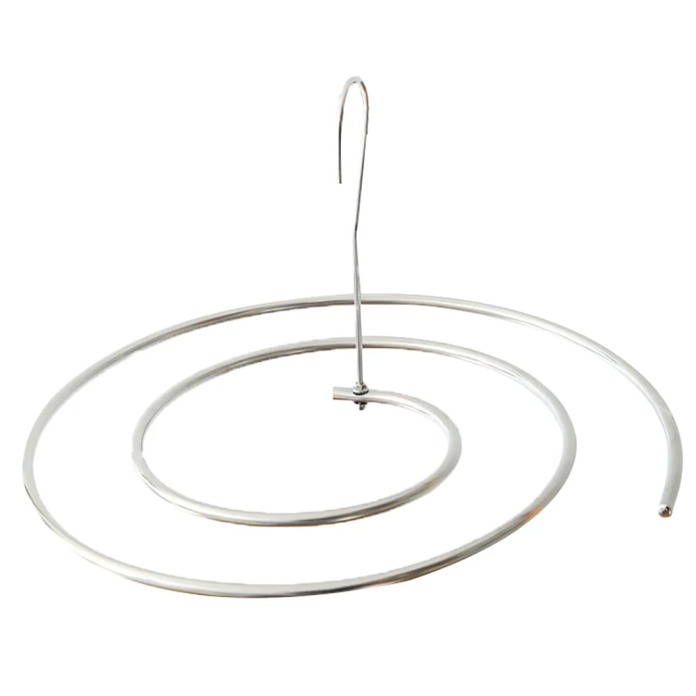 Сушилка из нержавеющей стали круглая Бытовая Полка для сушки простыней спирали