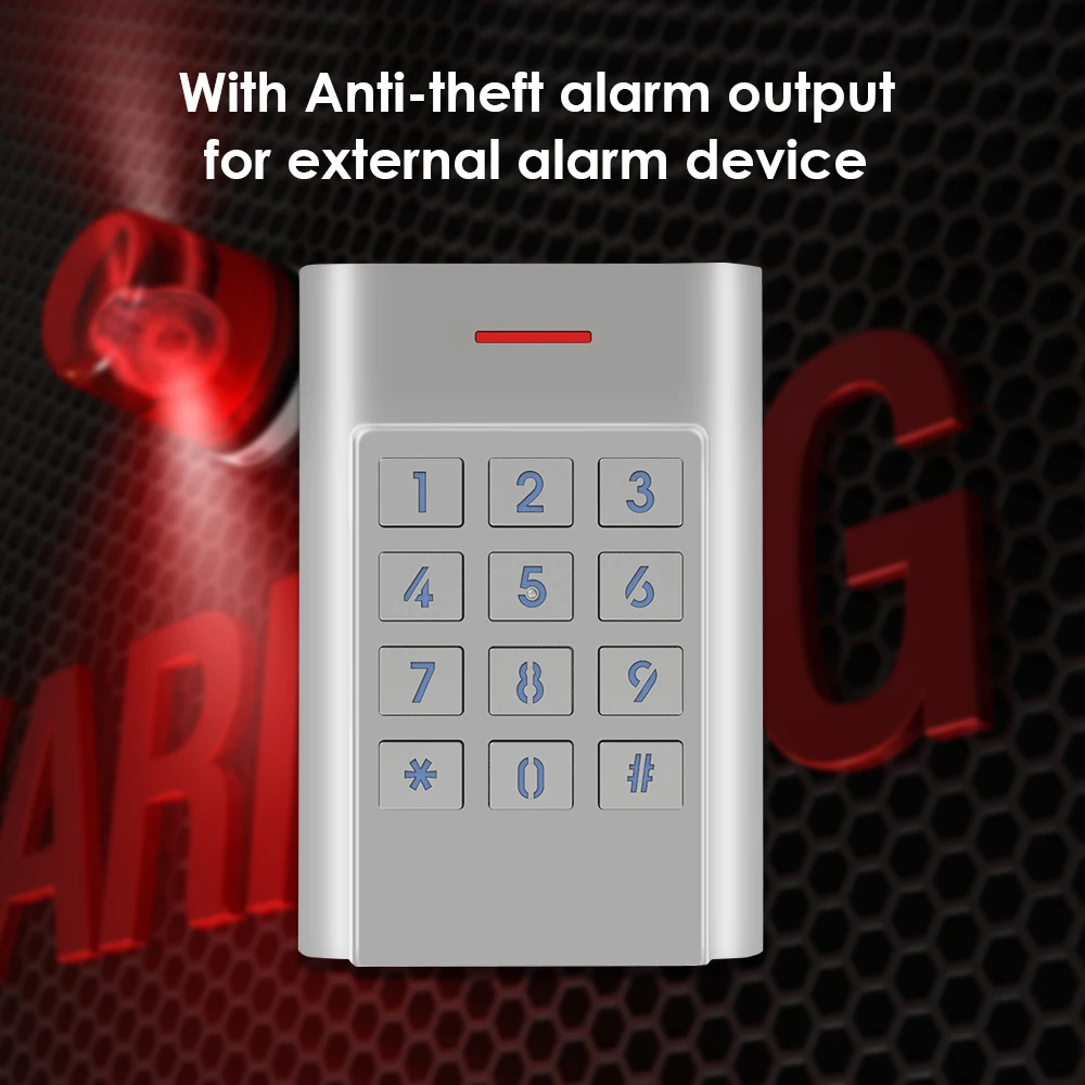 IP66 Водонепроницаемая автономная клавиатура для контроля доступа чехол из