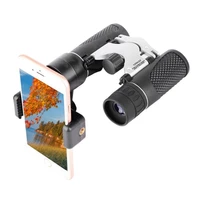 high quality best selling portable outdoor hiking and camping hd telescope with mobile phone holder
