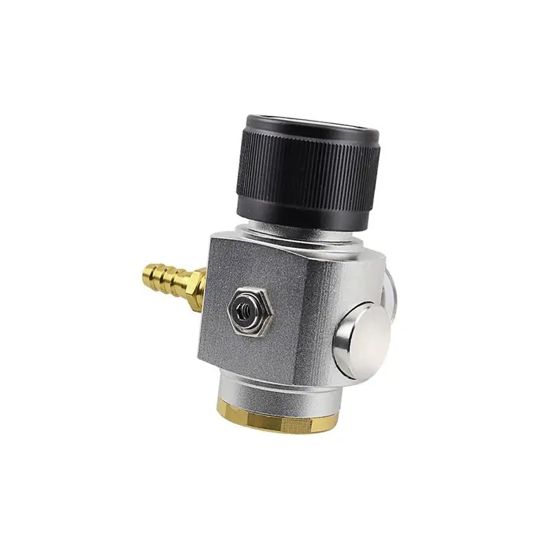 

CO2 Mini Gas Regulator with Pressure Gauge CO2 Keg Charger Kit 0-90 PSI for European Soda Stream Homebrew