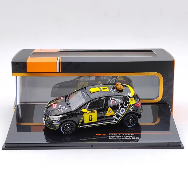 IXO 1:43 для R ~ nrenault Clio Rally #0 F.Bernardi-V.B Rallye Monte-Carlo 2020 RAM755 литые модели автомобилей