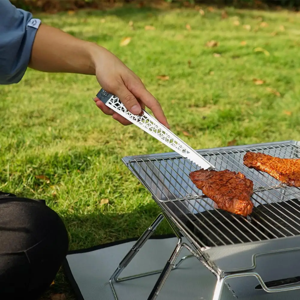 

304 Stainless Steel Clamp Portable Multipurpose Gripper for Camping Barbecue