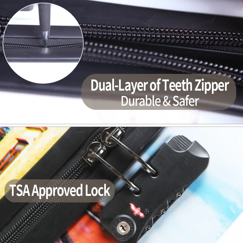 Чемодан NEWCOM 24 дюйма Спиннер жесткий корпус ABS + PC легкий чемодан на колесиках