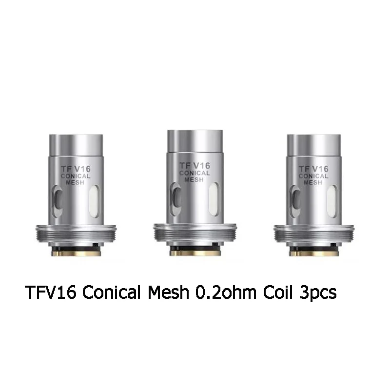 3 шт./лот SMOK TFV 16 сетчатая катушка 0 17 Ом Двойная сетка 12 Тройная 15 коническая 2