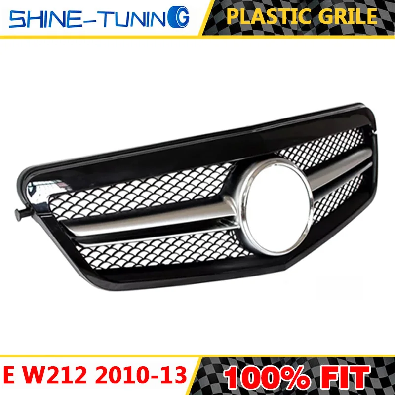 Решетка переднего бампера подходит для E class W212 E200 E300L AMG Grill 2010 13 с