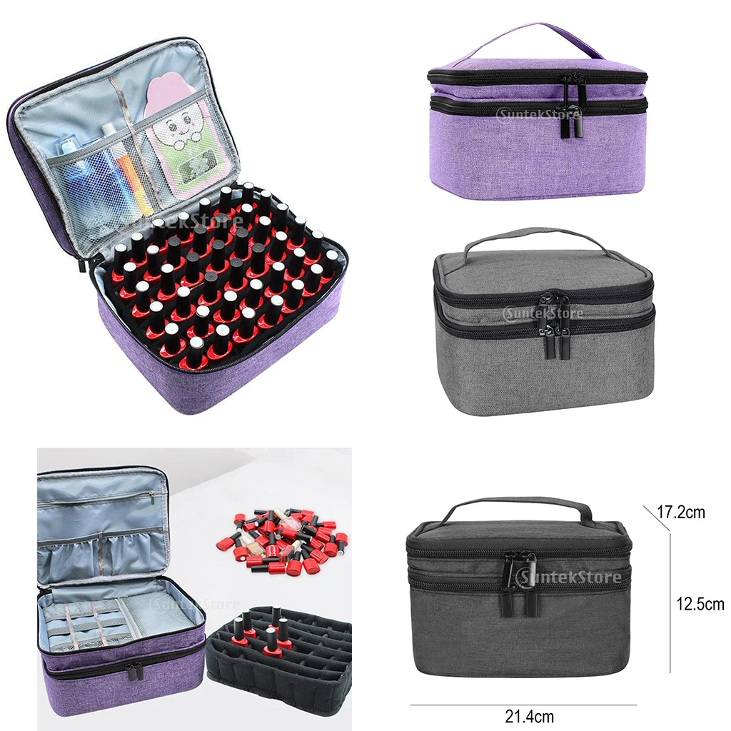 

Essential Oil Carrying Case Holds 30 Bottles 5ml-15ml Oil and Accessories