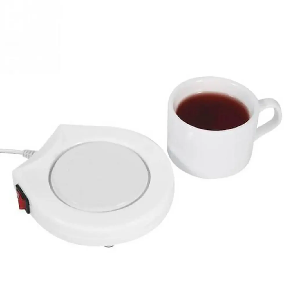 Creative Keep Warm Hot Milk Tea Coffee Mug Drinks Beverage Cup Warmer Pad White Electric Powered Heater | Дом и сад