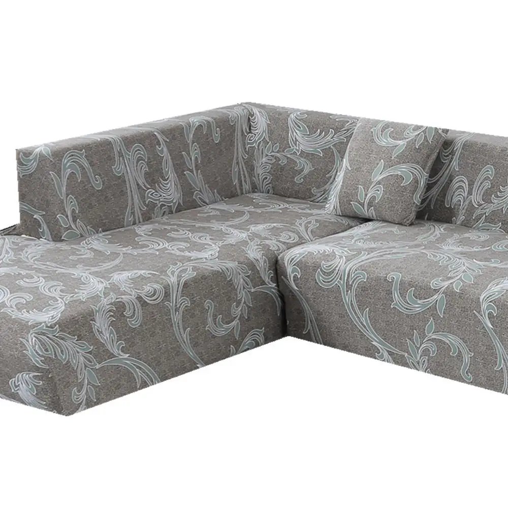 Простой Противоскользящий эластичный чехол для дивана защитный мебели 2 шт.