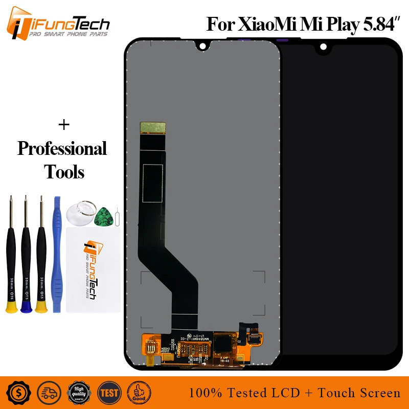 ЖК-дисплей 5 84 дюйма для Xiaomi Mi Play сенсорный экран с дигитайзером в сборе mi play