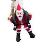 Надувной костюм Санта-Клауса, праздничные принадлежности для поездок, костюм для ежегодного выступления, Новое поступление 2020