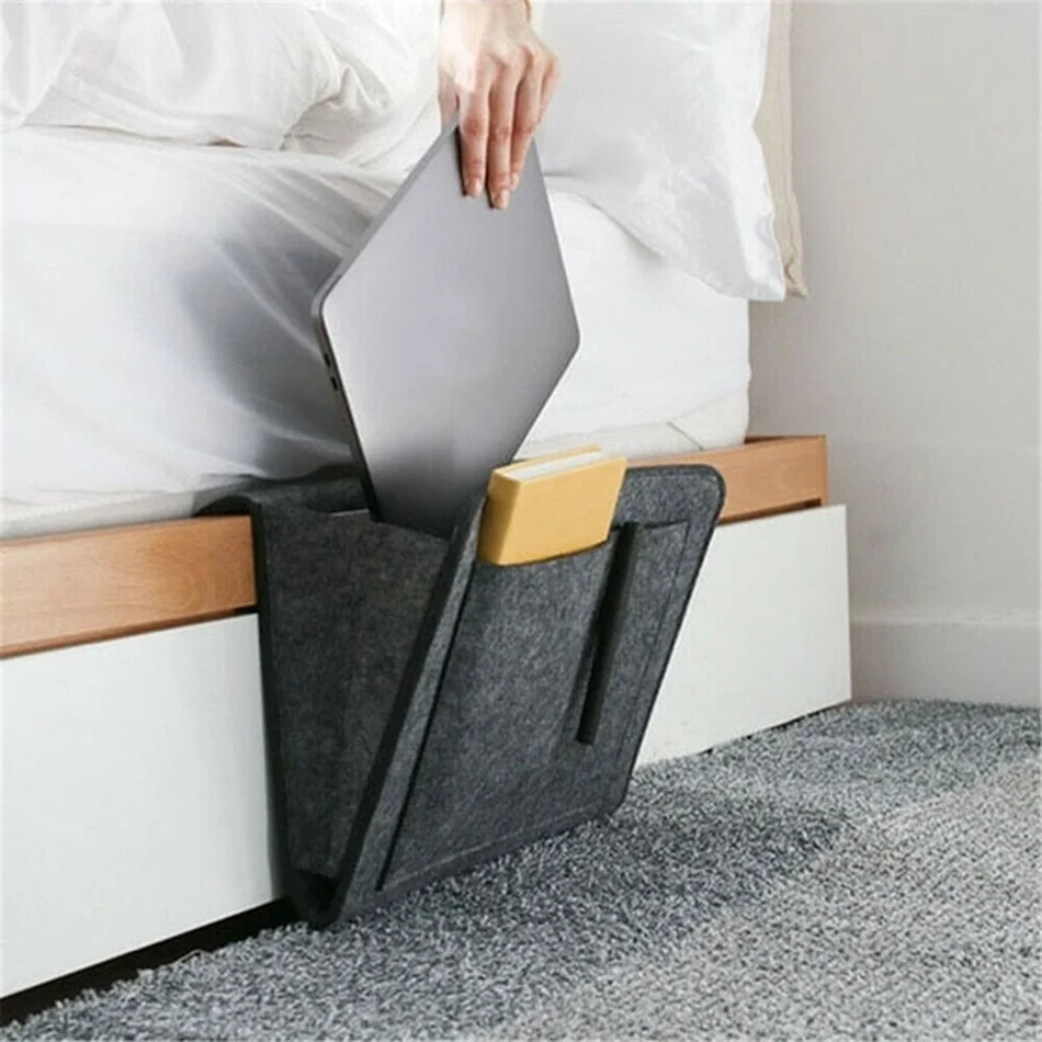 Карманы для хранения кровати фетровая прикроватная Подвесная подставка с 1