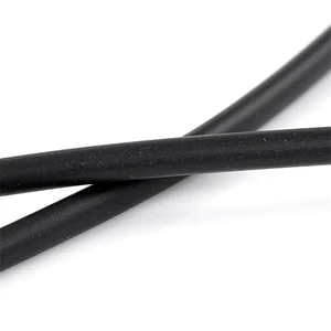 Шнур Резиновый полый для изготовления ювелирных изделий сделай сам, пластиковая катушка черного цвета, длина 4 мм, 10 м