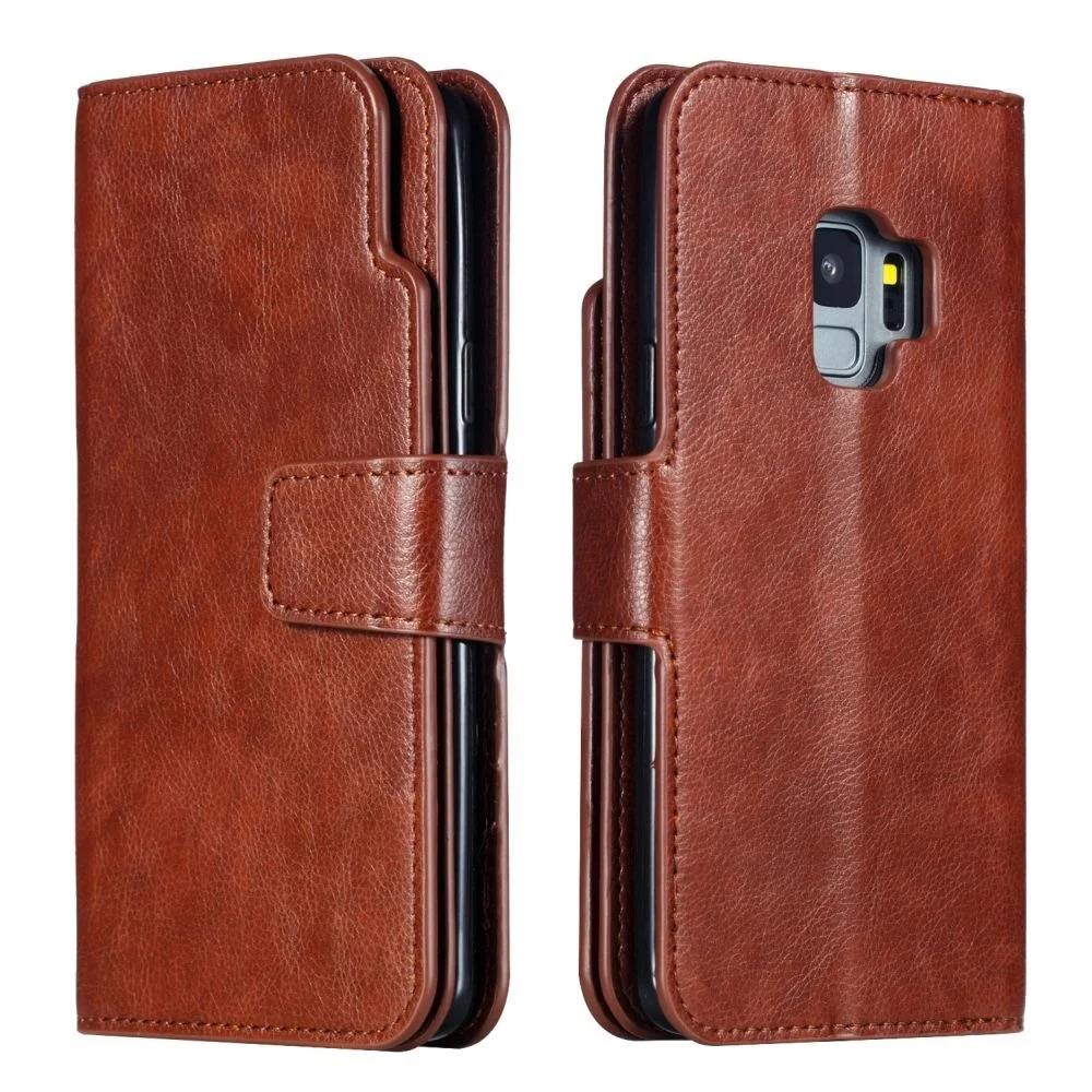 

Learther Layers Flip Wallet Case For Samsung Galaxy Note 10 Plus S9 S10 S8 S7 edge S20 Ultra 5G Protective Bumper Cover
