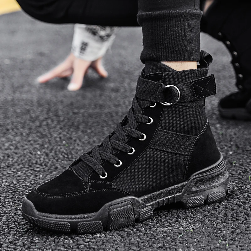 

HKIMDL Autumn Winter Men Boots Vintage Style Boots Men Shoes High Quality Casual Martin Boots Fashion Warm Casual Shoes