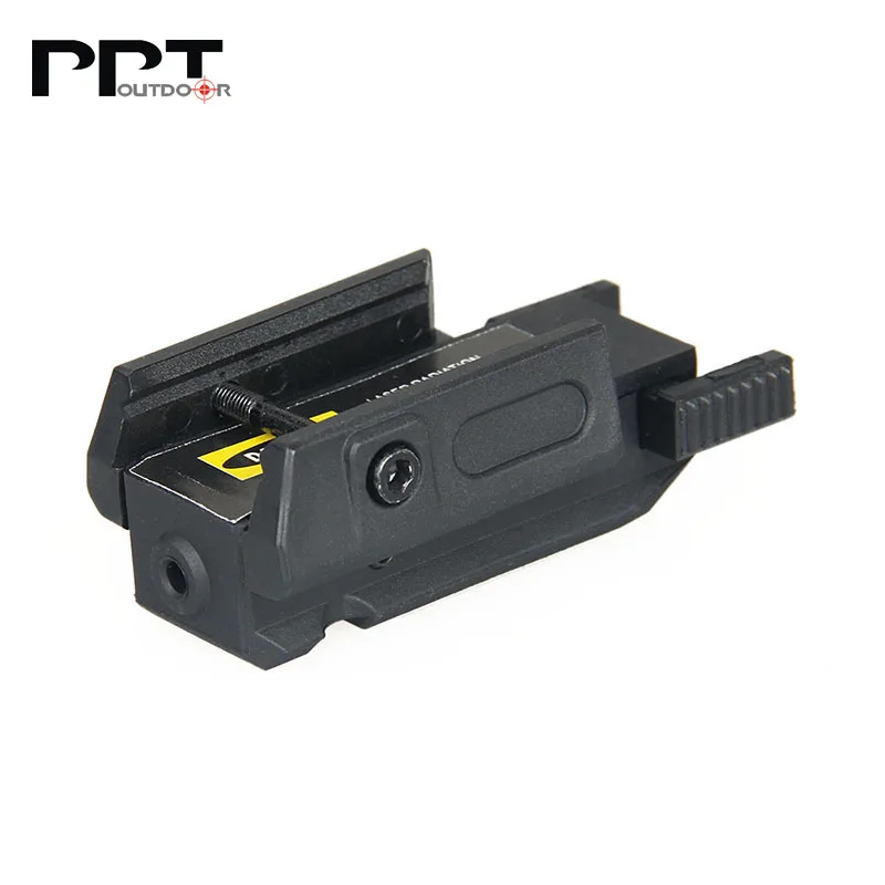 PPT тактический фонарь красный лазерный прицел ЧЕРНЫЙ Цвет Пластик Материал для