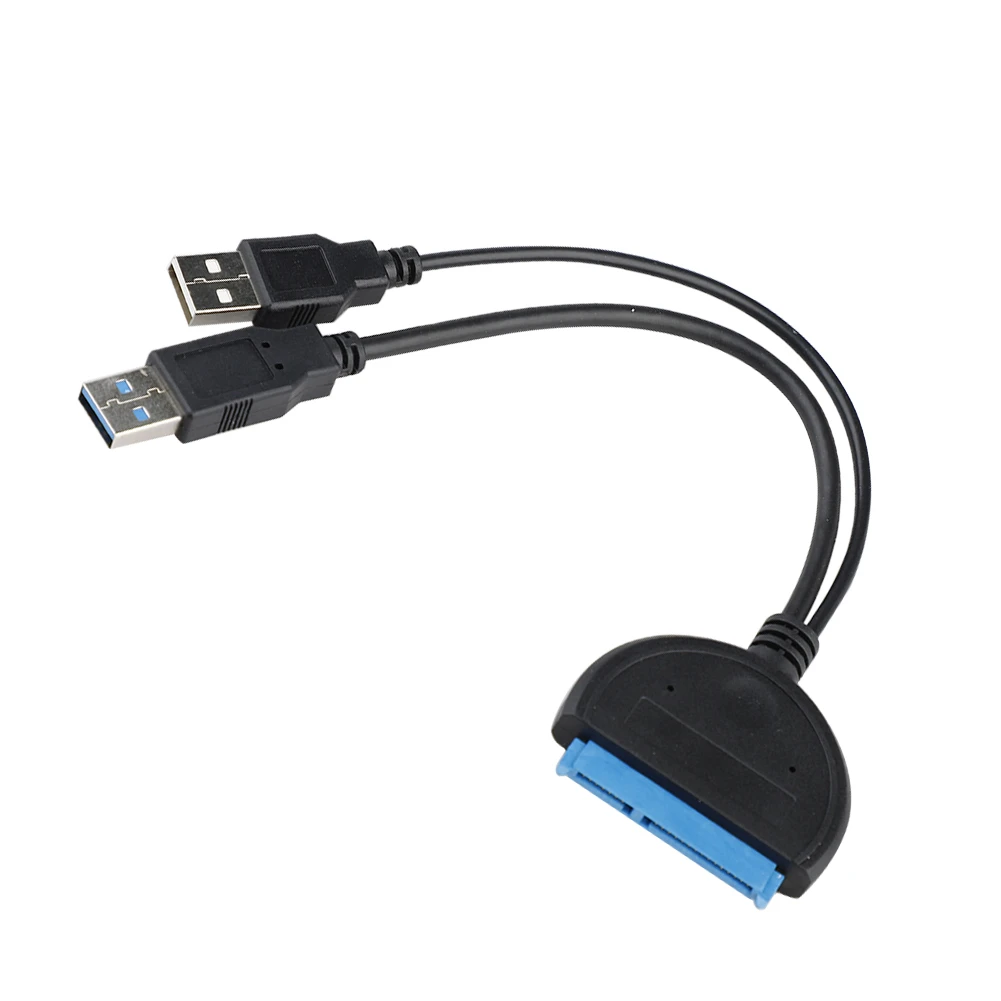 2 5 дюймовый драйвер жесткого диска адаптер USB 3 0 на SATA 22P кабель питания Поддержка