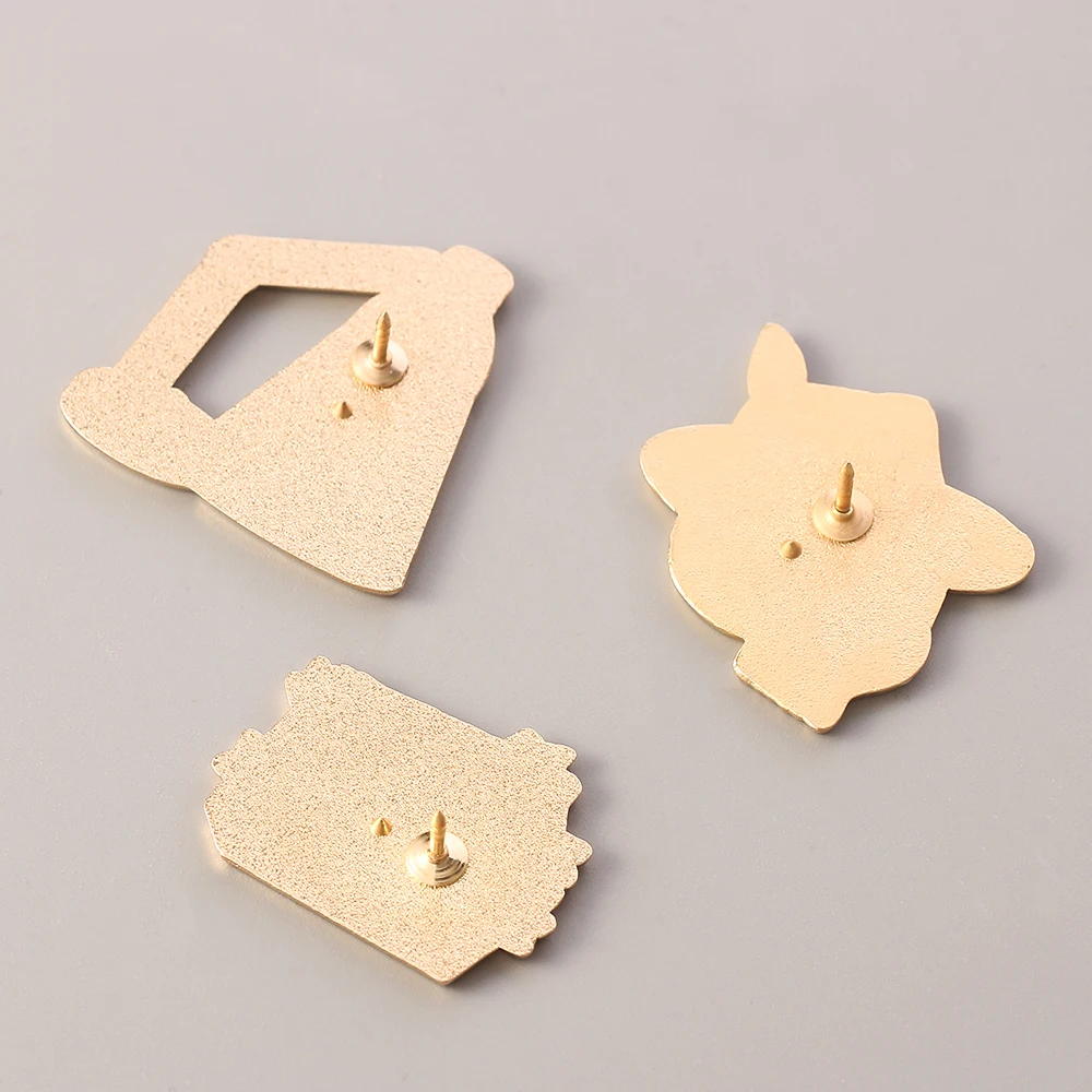 Креативная брошка мультфильм череп Эмаль Булавка Готическая модель книга