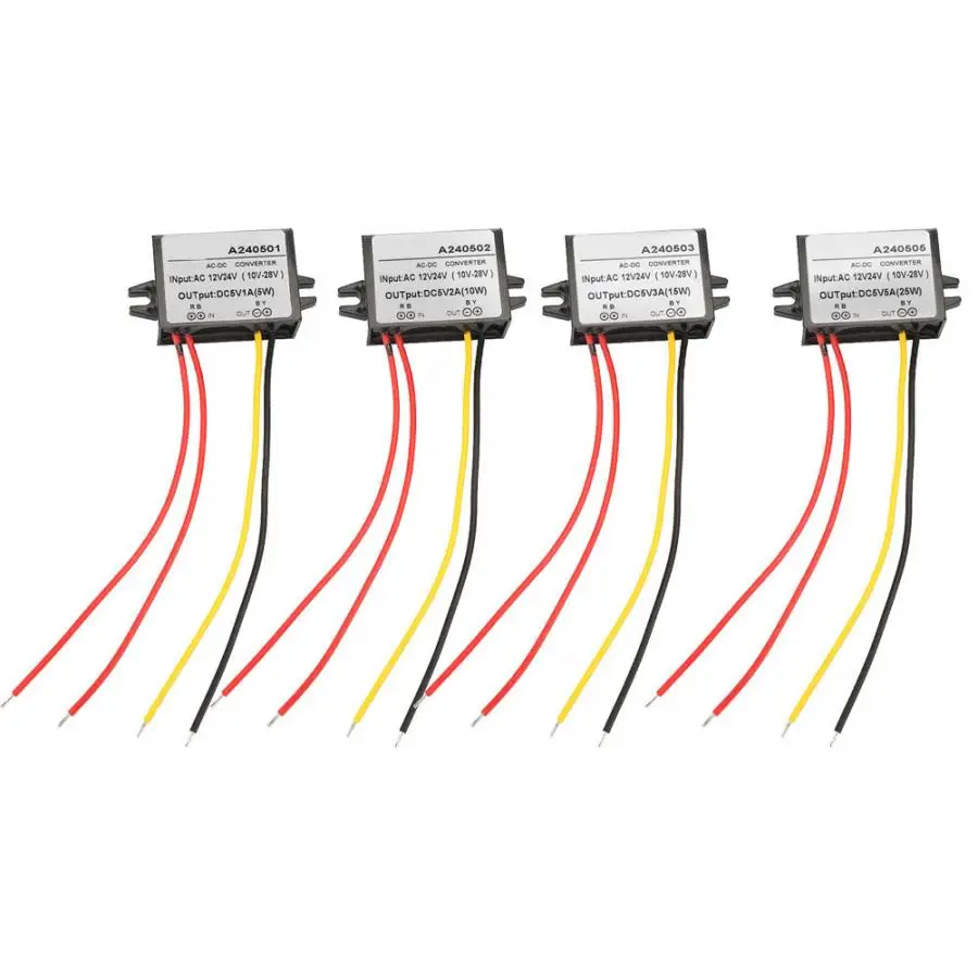 Понижающий преобразователь переменного тока 12 В 24 в постоянный ток 5 1 А