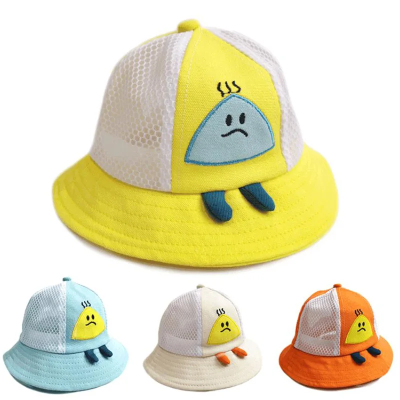Панама Doitbest для мальчиков и девочек мультяшный рисовый шар солнцезащитная Кепка