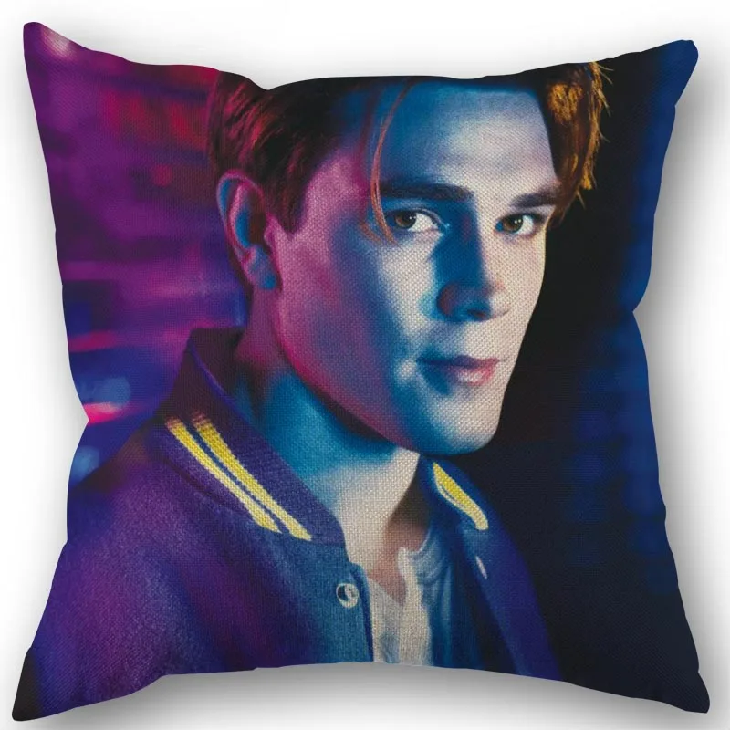 

Nice Custom Riverdale Pillowcase Cotton Linen Fabric Square Zipper Pillowcase 45X45cm Wedding Decorative Pillow cover